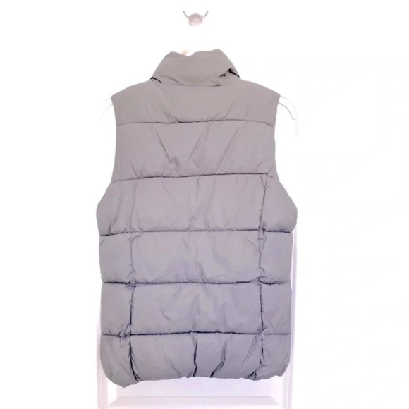Old Navy Kid’s Dark Gray Quilted Puffer Vest Kids Medium - Picture 3 of 7
